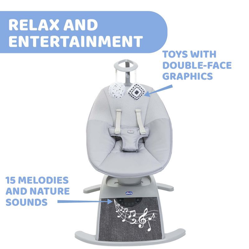 Comfy Wave Baby Bouncer Silverspring image number 3